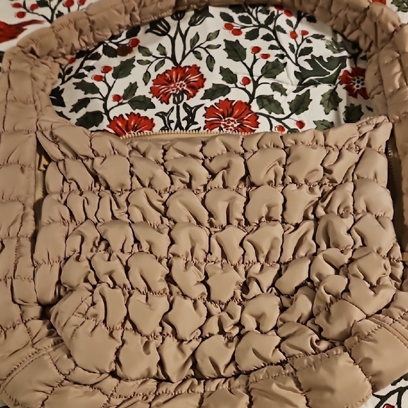 Do Everything in Love Tan Quilted Shoulder Bag - Picture 6 of 6